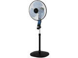 Ventilador de pie - Rowenta VU4420F0, 60 W, 1.3 m, 54 dB, 55 m³/min, Antimosquitos, 3 Velocidades, Negro