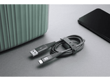 Cable USB - CellularLine Belt, 1'20 m, Negro