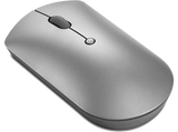Ratón inalámbrico - Lenovo 600 Bluetooth Silent Mouse, Sensor óptico azul, Ambidiestro, 2400 DPI, Gris