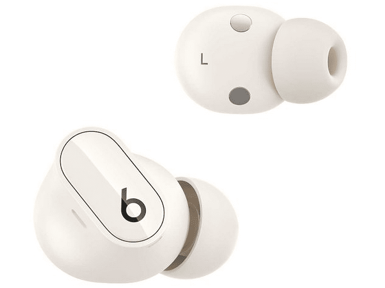 Apple Beats Studio Buds + (2023), Auriculares True Wireless, Cancelación de Ruido, Apple, Android, Marfil