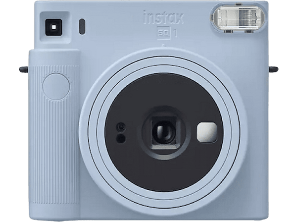 Cámara instantánea - Fujifilm Instax SQ1, Con película, Visor Galileo inverso, Obturador electrónico, Azul