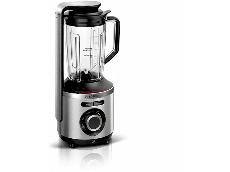 Batidora de vaso - Bosch MMBV622M, 1000W, 1.5 litros, Negro. Acero inoxidable
