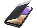 Funda - Samsung S View Wallet Cover, Para Samsung Galaxy A72, Tipo libro, Negro