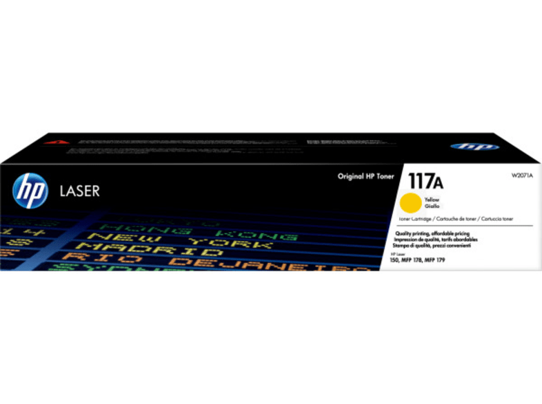 Tóner - HP 117A LaserJet, Amarillo, W2072A