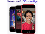 Apple iPhone SE (3ª gen.),  Media Noche, 5g, 128 GB, 4.7 Retina HD, Chip A15 Bionic, iOS,