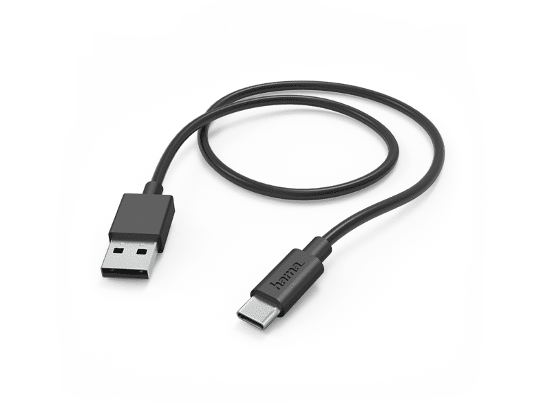 Cable - Hama 00201594, De USB - A a USB - C, 1 m, Negro