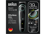 Recortadora - Braun 3 BT3341,  De barba para hombre, Negro