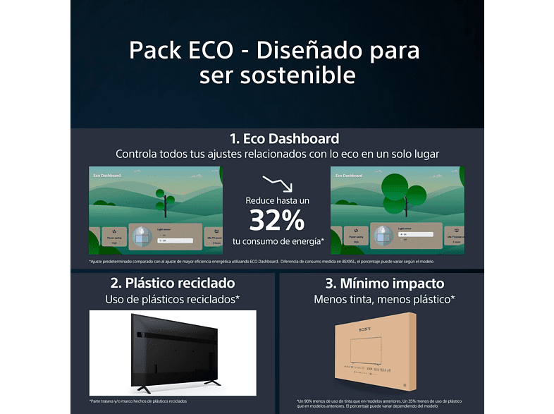 TV LED 43 - Sony BRAVIA 43X75WL, 4K HDR, Smart TV (Google TV), Google Assistant, Alexa, Siri, Bluetooth, Chromecast, Eco, BRAVIA Core, Marco Fino