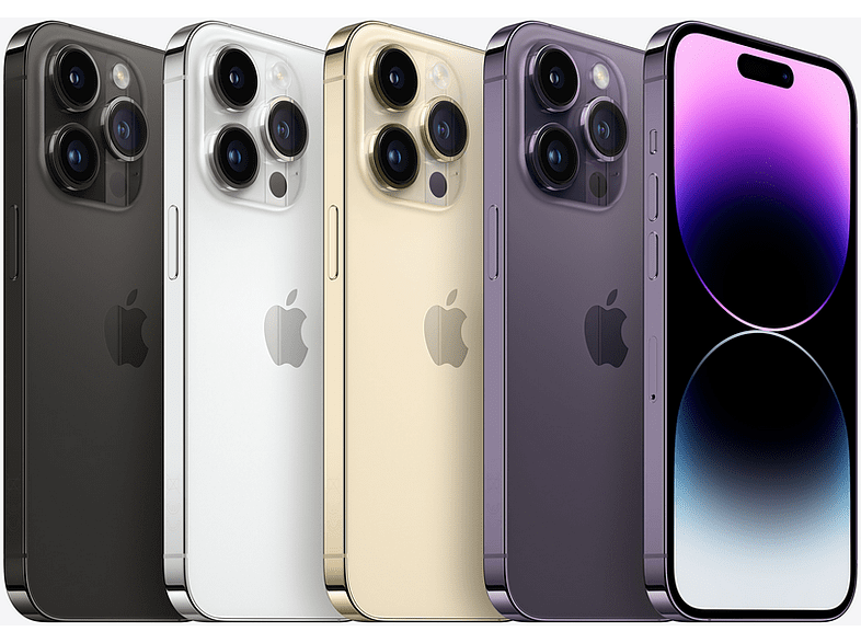 Apple iPhone 14 Pro, Plata, 512 GB, 5G, 6.1, Pantalla Super Retina XDR, Chip A16 Bionic, iOS