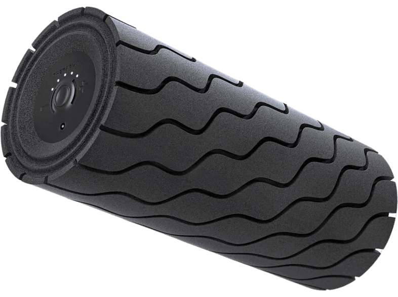 Rodillo de espuma - Therabody Theragun Wave Roller, 3 h, Bluetooth, 30 cm, 5 Velocidades, Negro