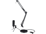 Pack Micrófono - Nacon Kit Streaming Studio 1, Accesorios streaming, Compatible con PC, PS4 y PS5, Negro
