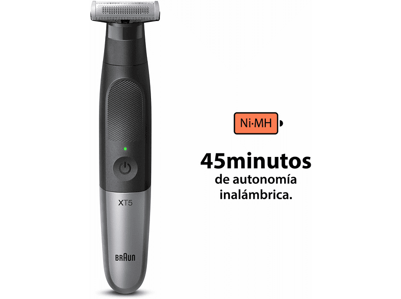 Barbero - Braun Series X XT5100,  Recortadora de Barba, Afeitadora para cuerpo, Peines bidireccionales
