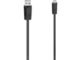 Cable USB - Hama 00200606, Mini-USB, USB 2.0, 480 Mbit/s, 1.50 m, Negro