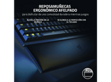 Teclado gaming - Razer Huntsman V2 Tenkeyless (Red Switch), USB-C, Retroiluminación Chroma RGB, Negro