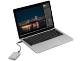 Disco duro SSD 1TB - LaCie V2, USB-C, 1.050 MB/s, Plata