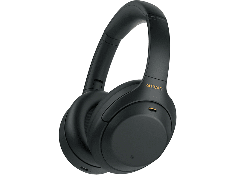 Auriculares inalámbricos - Sony WH-1000XM4, Bluetooth, Cancelación de ruido, Autonomía de 30h, Negro