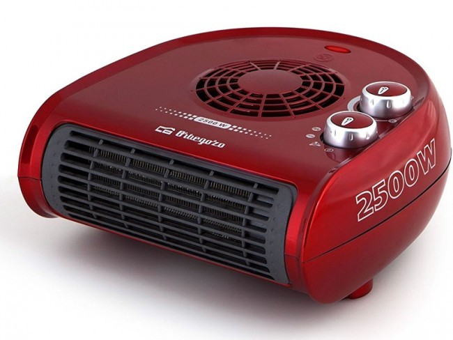 Calefactor -  Orbegozo FH 5033, 2500 W, Rojo