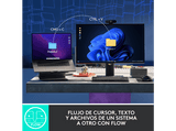 Ratón - Logitech MX Master 3S, Inalámbrico, 8000 ppp, Carga rápida, Blanco