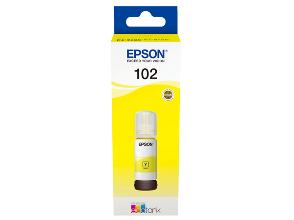 Cartucho tinta - Epson 102, 70ml, Amarillo