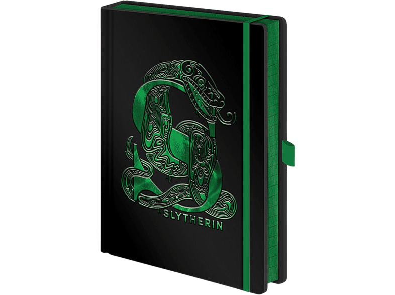 Libreta – Sherwood Harry Potter: Slytherin, A5 Premium, Papel, Tapa dura, Negro/Verde