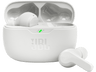 Auriculares True Wireless - JBL Wave Beam, 32 h de Autonomía, Carga rápida, Sonido ambiente, Blanco