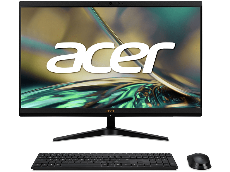 All in one - Acer Aspire C24-1700, 23.8 Full HD, Intel® Core™ i3 1215U, 8GB RAM, 512GB SSD, Iris® Xe Graphics, Sin sistema operativo, Black