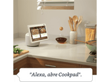 Pantalla inteligente con Alexa – Amazon Echo Show 10, 10.1 HD con movimiento automático, WiFi, Blanco