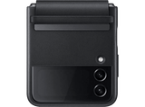 Funda - De piel con solapa, Samsung, Modelo EF-VF721LBEGWW, Para Galaxy Z Flip4, Plegable, Negro