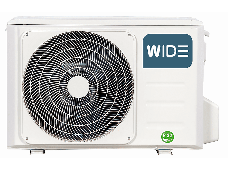 Aire acondicionado - Wide WDS12IUL3ECO-R32, Split 1x1, 3000 fg/h, 3800 W, Bomba de calor inverter, R32, Blanco