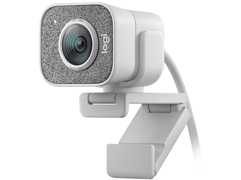 Webcam - Logitech StreamCam, FHD a 60fps, Autofoque inteligente, Rendimiento Audio Premium, Blanco