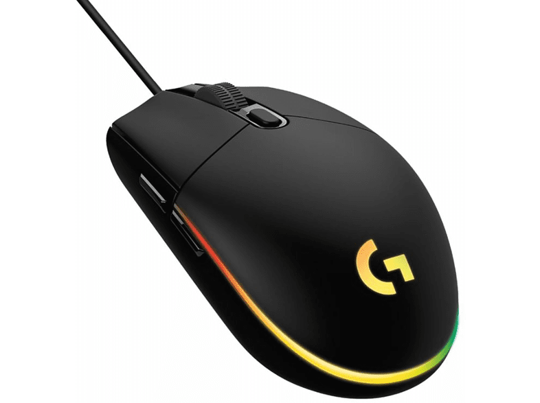 Ratón gaming - Logitech G203 Lightsync 2nd Gen Ratón Gaming 8000DPI RGB Negro