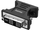 Adaptador - Hama 00200340, Full HD, De DVI a VGA, Negro