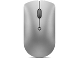 Ratón inalámbrico - Lenovo 600 Bluetooth Silent Mouse, Sensor óptico azul, Ambidiestro, 2400 DPI, Gris