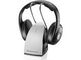 Auriculares inalámbricos - Sennheiser RS120, Diadema, Para TV, Radiofrecuencia, 3 canales, Negro + Base carga