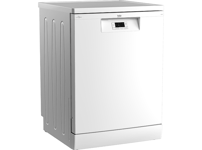 Lavavajillas - Beko BDFN15430W, 11.5 l, 14 servicios, 5 programas, 59.8 cm, Libre instalación, Blanco
