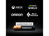 Pilas AAA - Duracell Optimum, 4 Unidades, 1.5 V LR03 / LR3 MX2400, Negro