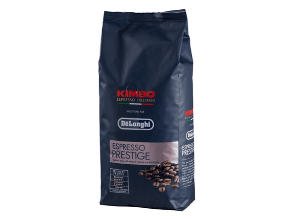 Café en grano - De'Longhi Kimbo Espresso Prestige, 1kg, Arábica y Robusta