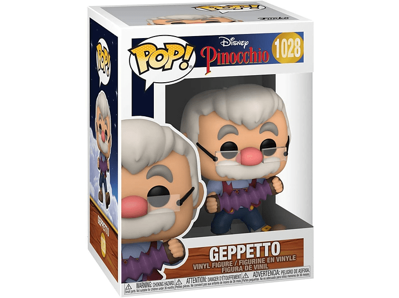 Figura - Funko! POP Disney Pinocchio: Geppetto, Multicolor