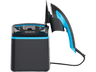 Cepillo de vapor - Rowenta UR1512D1 Cube Compact, 2980 W, 5 bar, Golpe de vapor 90 g/min, 1 l, 60 min de autonomía, Acero Inoxidable, Negro y Azul