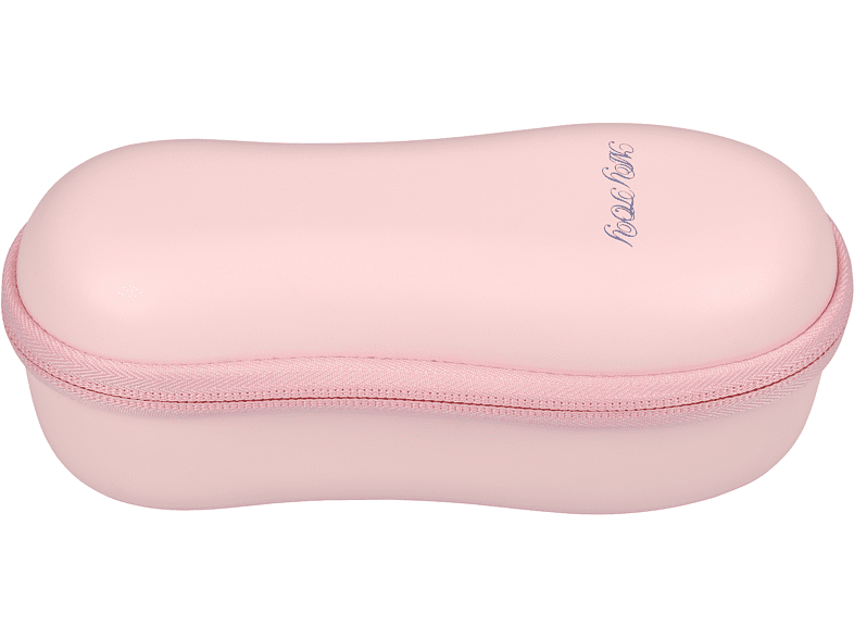 Funda - NK CPER32001, Para Satisfyer Pro2, Poliuretano, Con cremallera, Rosa y blanco
