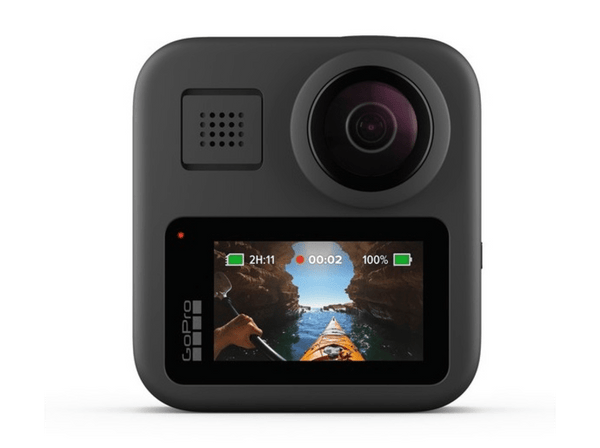 Cámara deportiva - GoPro Max, Vídeo 5.6K 30, 16.6 MP, Slo-Mo 2x, Max HyperSmooth, Sumergible 5m, GPS, Negro