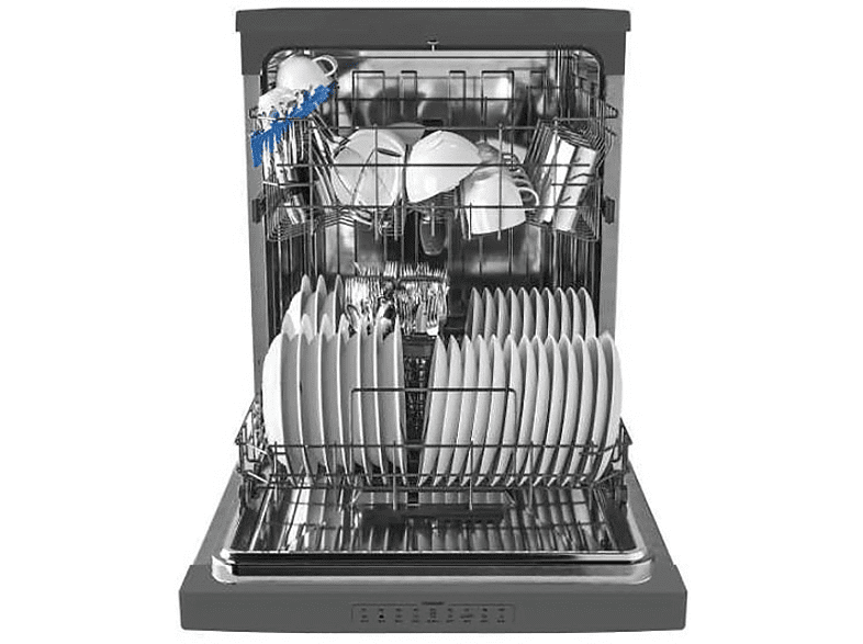 Lavavajillas - Candy Brava CDPN 2D360PX, 13 servicios, 9 programas, Inicio Diferido, 60cm, Wi-Fi, Inox