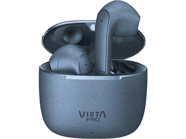 Auriculares True Wireless - Vieta Pro Fit 2, Bluetooth 5.3, Touch Control, Asistente de voz, 20 h, Azul
