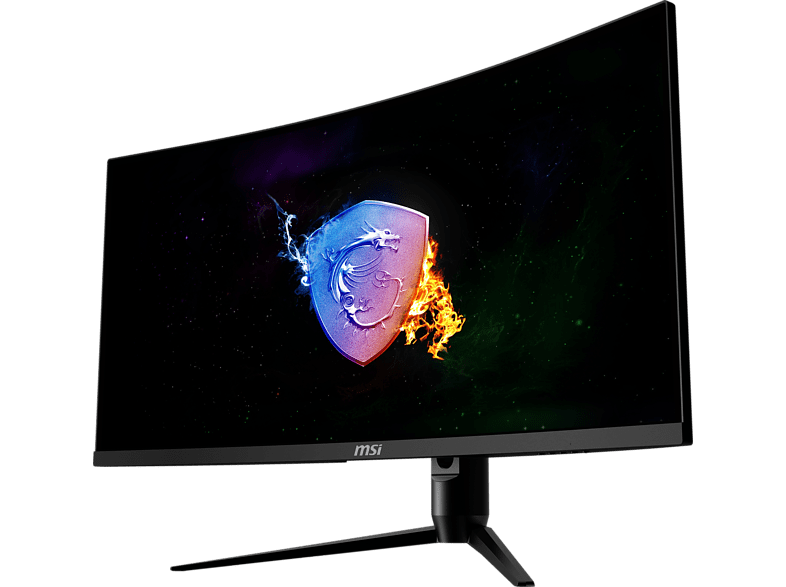 Monitor gaming - MSI Optix MAG342CQR, 34  UWQHD, curva 1500R, 1 ms, 144 Hz, 2 x HDMI, Negro