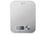 Balanza de cocina - Cecotec Cook Control 10200 EcoPower, 8 Kg, Pantalla LCD, Inox