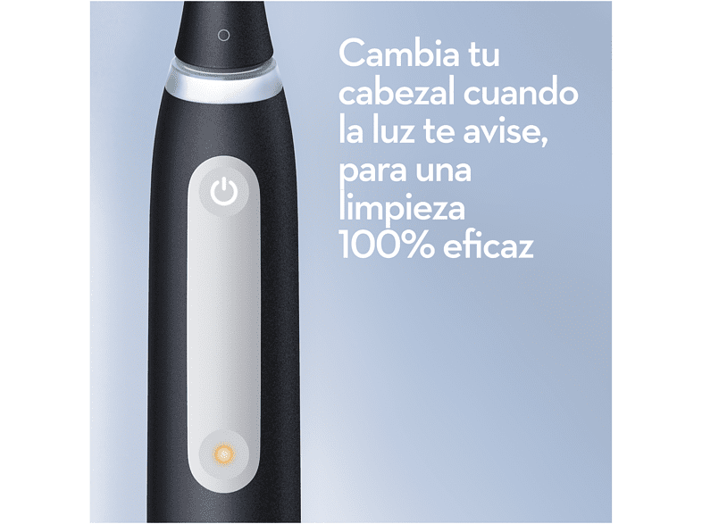 Cepillo eléctrico - Oral-B iO 4S, Con 1 Cabezal Y 1 Estuche De Viaje, Diseñado Por Braun, Negro
