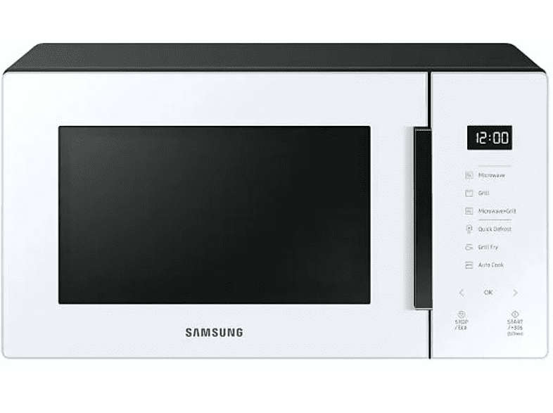 Microondas - Samsung MG23T5018CW/EC, 800W, 23 L, Blanco