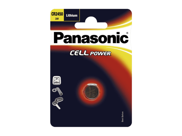 Pila - Panasonic CR 2450/1 BP, Litio, 3V