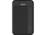 Powerbank - Isy IPP-5000-C-BK, 5000 mAh, 2.4 A, Control de carga, Micro USB, USB-C, Negro