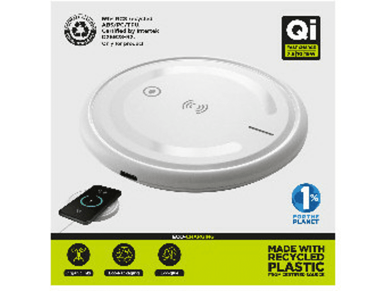 Cargador - Muvit MCWIR0002, Universal, De sobremesa, 15W, Negro